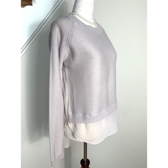 Combination blush hi low sweater, XS - Picture 12 of 16